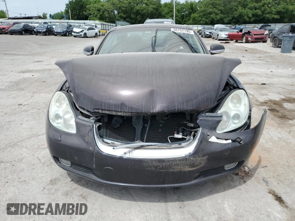 2002 Lexus SC 430 z VIN JTHFN48Y820017434, wystawiony jako Copart lot #56757195 z przebiegiem 148 382 mil mil oraz Szkoda całkowita • Salvage title. Historia ofert i sprzedaży dostępna na DreamBid. Obrazek 5.