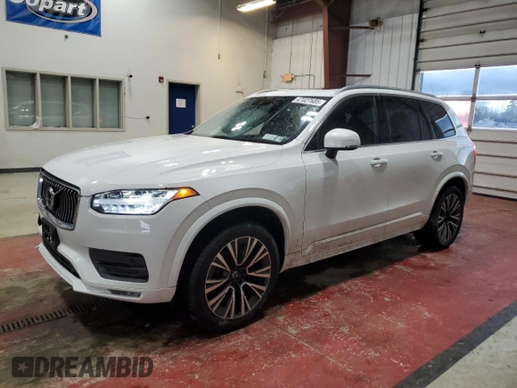 2020 Volvo XC90 Momentum with VIN YV4102PK7L1607869, listed as a Copart auction lot 47027685 with 48,018 mi miles and Salvage Title. Bid and sale history available at carsss.com. Image 1.