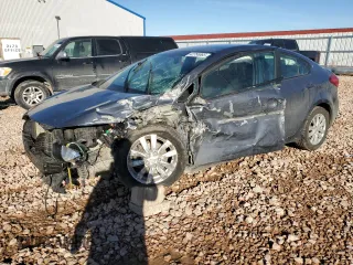 2016 Kia Forte LX with VIN KNAFX4A62G5608967, listed as a Copart auction lot 42758865 with 113,078 mi miles and Salvage Title. Bid and sale history available at carsss.com. Image 1.