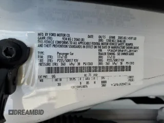 2015 Ford Focus Electric с VIN 1FADP3R41FL281341, выставлен на аукционе Copart как лот 45711345 с пробегом 75 904 миль миль и Чистый • Clean title. История ставок и продаж доступна на DreamBid. Изображение 12.
