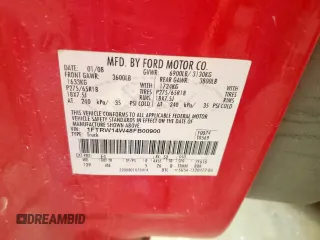 2008 Ford F-150 XL с VIN 1FTRW14W48FB00900, выставлен на аукционе Copart как лот 57503305 с пробегом 309 607 миль миль и Чистый • Clean title. История ставок и продаж доступна на DreamBid. Изображение 12.