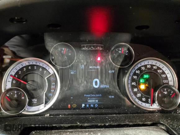 2021 Ram 1500 Classic Warlock with VIN 1C6RR7GGXMS562367, listed as a Copart auction lot 41747475 with 142,244 mi miles and Salvage Title. Bid and sale history available at carsss.com. Image 9.