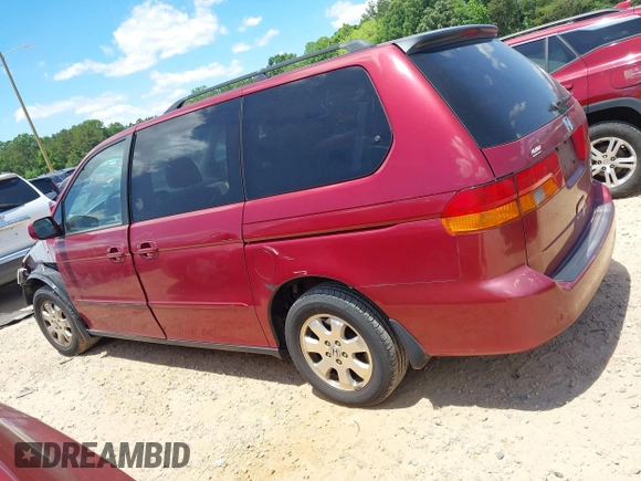 2003 Honda Odyssey EX with VIN 5FNRL18663B021888, listed as a IAAI auction lot 42343770 with 261,998 mi miles and . Bid and sale history available at DreamBid. Image 14.