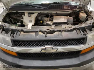 2009 Chevrolet Express Passenger with VIN 1GAHG39K491164811, listed as a Copart auction lot 80862324 with 147,559 mi miles and Salvage Title. Bid and sale history available at carsss.com. Image 14.