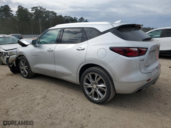 2019 Chevrolet Blazer Premier with VIN 3GNKBFRSXKS700458, listed as a Copart auction lot 83336964 with 44,774 mi miles and Salvage Title. Bid and sale history available at carsss.com. Image 2.