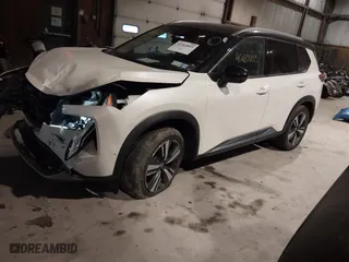 2021 Nissan Rogue Platinum with VIN JN8AT3DD5MW304099, listed as a IAAI auction lot 41265003 with 17,905 mi miles. Bid and sale history available at carsss.com. Image 21.