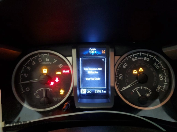 2020 Toyota Tacoma SR5 with VIN 3TMDZ5BN3LM084023, listed as a Copart auction lot 56466905 with 35,921 mi miles and Non repairable. Bid and sale history available at DreamBid. Image 9.