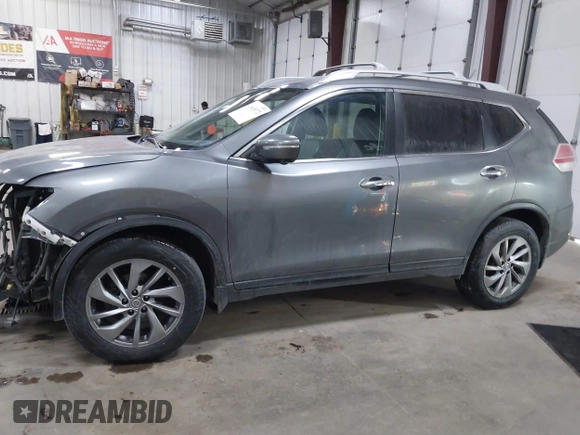 2015 Nissan Rogue SV with VIN 5N1AT2MV8FC846568, listed as a IAAI auction lot 41665072 with 105,841 mi miles. Bid and sale history available at carsss.com. Image 15.