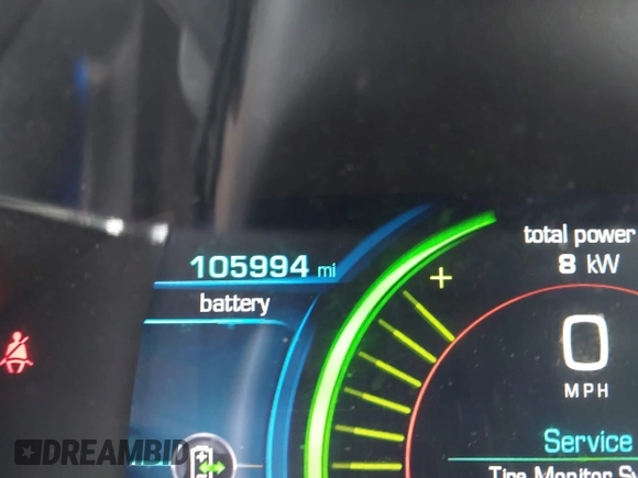 2016 Chevrolet Volt Premier with VIN 1G1RD6S55GU140130, listed as a IAAI auction lot 41677296 with 105,994 mi miles. Bid and sale history available at carsss.com. Image 15.