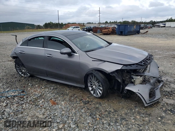 2023 Mercedes-Benz CLA 250 with VIN W1K5J4GB5PN353855, listed as a Copart auction lot 78482194 with Not Provided miles and Non Repairable. Bid and sale history available at DreamBid. Image 4.