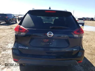 2017 Nissan Rogue SV with VIN 5N1AT2MT8HC758024, listed as a Copart auction lot 47753495 with 104,751 mi miles and Salvage Title. Bid and sale history available at carsss.com. Image 6.