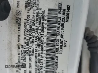 2011 Mitsubishi Endeavor SE z VIN 4A4JN3ASXBE014459, wystawiony jako Copart lot #46338995 z przebiegiem 179 678 mil mil oraz Szkoda całkowita • Salvage title. Historia ofert i sprzedaży dostępna na DreamBid. Obrazek 15.