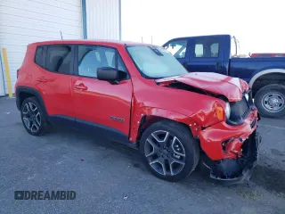 2020 Jeep Renegade Jeepster with VIN ZACNJAAB2LPM01621, listed as a Copart auction lot 76978103 with Not provided miles and . Bid and sale history available at DreamBid. Image 4.