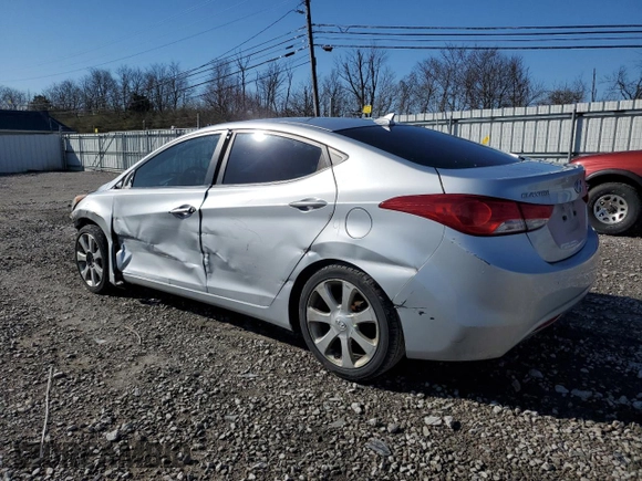 2011 Hyundai Elantra GLS with VIN 5NPDH4AE2BH051632, listed as a Copart auction lot 50066985 with 238,555 mi miles and Salvage Title. Bid and sale history available at carsss.com. Image 2.