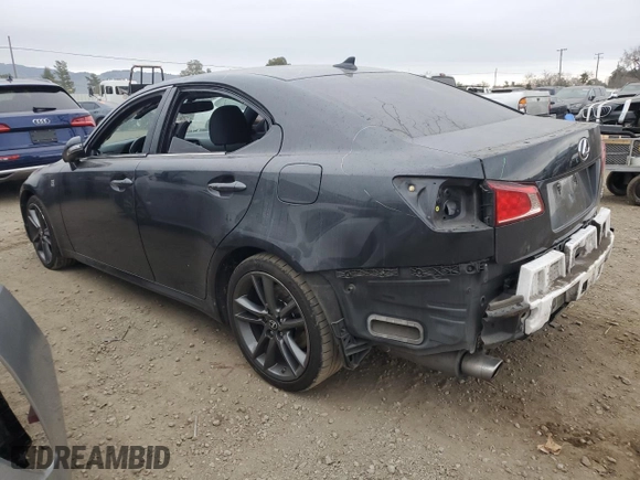 2011 Lexus IS 350 with VIN JTHBE5C22B5025247, listed as a Copart auction lot 43453355 with 228,348 mi miles and Salvage Title. Bid and sale history available at carsss.com. Image 2.