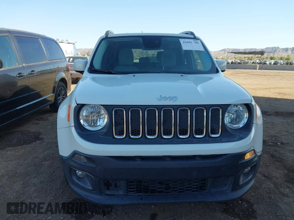 2015 Jeep Renegade Latitude with VIN ZACCJABH3FPC16382, listed as a IAAI auction lot 41858285 with 163,408 mi miles. Bid and sale history available at carsss.com. Image 6.