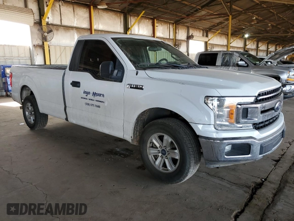 2019 Ford F-150 XL with VIN 1FTMF1C57KKD66154, listed as a Copart auction lot 55682045 with 95,415 mi miles and Clean Title. Bid and sale history available at carsss.com. Image 4.