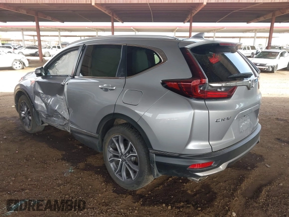 2022 Honda CR-V Touring with VIN 2HKRW2H90NH639932, listed as a IAAI auction lot 41909286 with 38,389 mi miles. Bid and sale history available at carsss.com. Image 3.