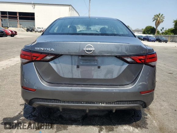 2025 Nissan Sentra S with VIN 3N1AB8BV3SY229662, listed as a Copart auction lot 59805785 with 14,028 mi miles and Clean title. Bid and sale history available at DreamBid. Image 6.