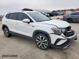 2022 Volkswagen Taos SE with VIN 3VVRX7B23NM094407, listed as a Copart auction lot 45303785 with 57,980 mi miles and Clean Title. Bid and sale history available at carsss.com. Image 4.
