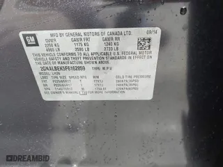 2015 Chevrolet Equinox LT with VIN 2GNALBEK5F6162859, listed as a IAAI auction lot 41918355 with 200,093 mi miles. Bid and sale history available at carsss.com. Image 9.