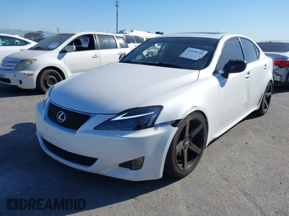 2008 Lexus IS 250 z VIN JTHBK262185082440, wystawiony jako IAAI lot #41830148 z przebiegiem 144 467 mil mil oraz . Historia ofert i sprzedaży dostępna na DreamBid. Obrazek 2.