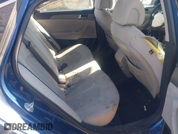 2017 Hyundai Sonata SE with VIN 5NPE24AF5HH507209, listed as a IAAI auction lot 41459129 with 145,842 mi miles. Bid and sale history available at carsss.com. Image 8.