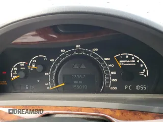 2006 Mercedes-Benz S 55 AMG with VIN WDBNG74J46A467680, listed as a Copart auction lot 79600314 with 155,019 mi miles and Clean Title. Bid and sale history available at DreamBid. Image 9.