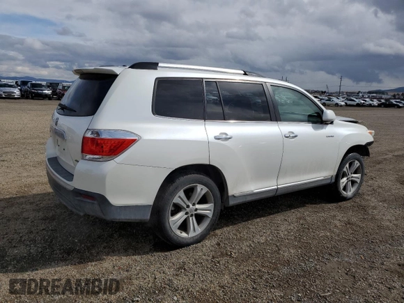 2012 Toyota Highlander Limited с VIN 5TDDK3EH0CS125559, выставлен на аукционе Copart как лот 51143465 с пробегом 117 423 миль миль и Списание • Salvage title. История ставок и продаж доступна на DreamBid. Изображение 3.