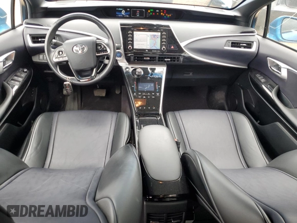 2019 Toyota Mirai with VIN JTDBVRBD7KA005885, listed as a Copart auction lot 48249855 with 42,730 mi miles and Salvage Title. Bid and sale history available at carsss.com. Image 8.
