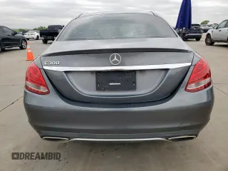 2017 Mercedes-Benz C 300 with VIN 55SWF4JB7HU190083, listed as a Copart auction lot 51680915 with 129,377 mi miles and Clean Title. Bid and sale history available at carsss.com. Image 6.