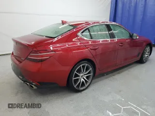 2023 Genesis G70 2.0T with VIN KMTG34TA1PU129659, listed as a Copart auction lot 54751764 with Not Provided miles and Non Repairable. Bid and sale history available at DreamBid. Image 3.