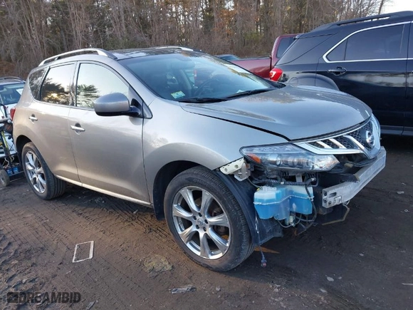 2012 Nissan Murano S with VIN JN8AZ1MW3CW211214, listed as a IAAI auction lot 41441610 with 132,244 mi miles. Bid and sale history available at carsss.com. Image 1.