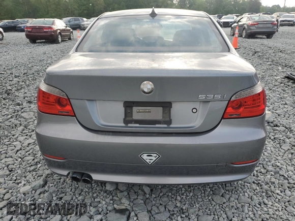 2008 BMW 5 Series 535i with VIN WBANW13588CZ73992, listed as a Copart auction lot 54437295 with 123,005 mi miles and Clean Title. Bid and sale history available at carsss.com. Image 6.