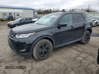 2023 Land Rover Discovery Sport S with VIN SALCJ2FX9PH324045, listed as a Copart auction lot 46581785 with 29,369 mi miles and Salvage Title. Bid and sale history available at carsss.com. Image 1.