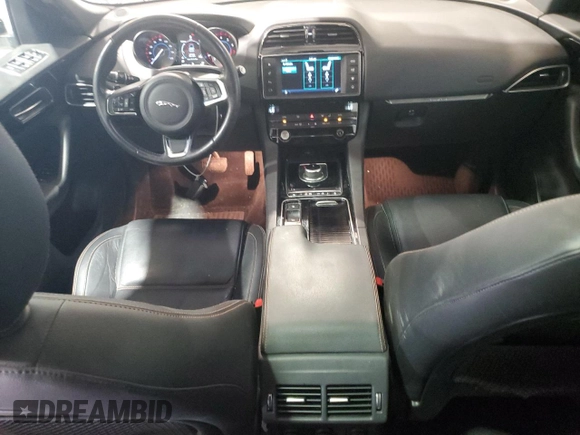 2018 Jaguar F-Pace 30t Prestige with VIN SADCK2GX4JA290720, listed as a Copart auction lot 61926075 with 44,008 mi miles and Salvage title. Bid and sale history available at DreamBid. Image 8.