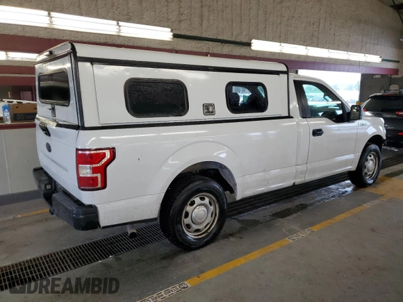 2018 Ford F-150 XL with VIN 1FTMF1CB3JKE19324, listed as a Copart auction lot 60817995 with Not provided miles and Salvage title. Bid and sale history available at DreamBid. Image 3.