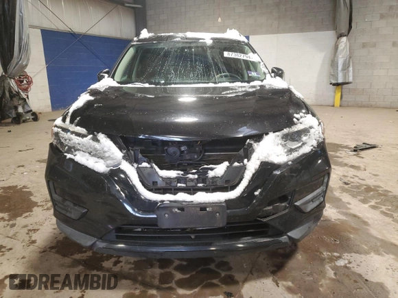 2017 Nissan Rogue SV with VIN 5N1AT2MV7HC768206, listed as a Copart auction lot 87382794 with 79,145 mi miles and Salvage Title. Bid and sale history available at carsss.com. Image 5.