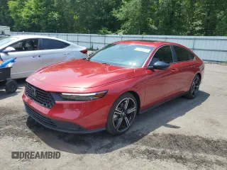 2023 Honda Accord Sport с VIN 1HGCY2F5XPA051872, выставлен на аукционе Copart как лот 62265955 с пробегом 683 миль миль и Списание • Salvage title. История ставок и продаж доступна на DreamBid. Изображение 1.