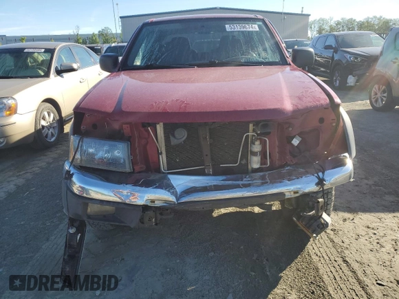2006 Chevrolet Colorado LT w/2LT with VIN 1GCDT136068188740, listed as a Copart auction lot 53139674 with 185,906 mi miles and Salvage Title. Bid and sale history available at carsss.com. Image 5.