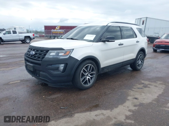 2016 Ford Explorer Sport with VIN 1FM5K8GT2GGB53815, listed as a IAAI auction lot 42172907 with 123,853 mi miles and . Bid and sale history available at carsss.com. Image 17.