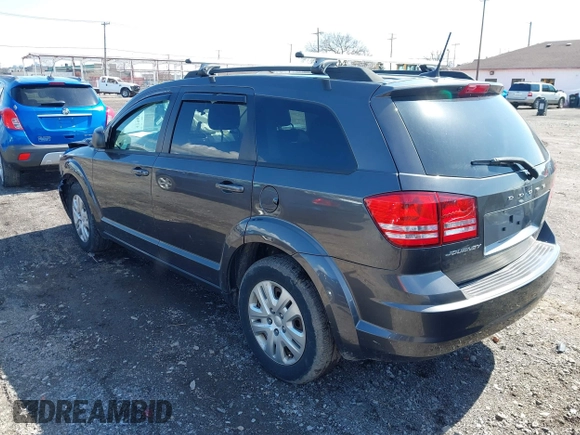2018 Dodge Journey SE with VIN 3C4PDCAB3JT506088, listed as a IAAI auction lot 41969875 with 47,567 mi miles and . Bid and sale history available at carsss.com. Image 3.