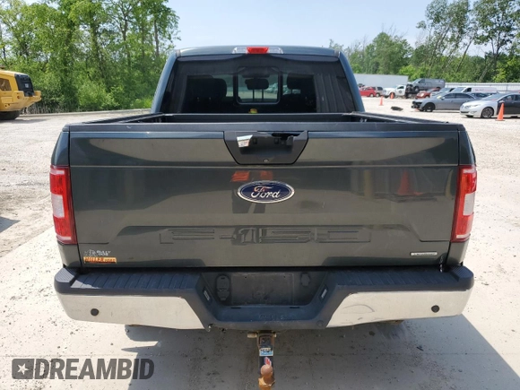 2018 Ford F-150 XL with VIN 1FTEW1EG2JKE12684, listed as a Copart auction lot 60496905 with 137,525 mi miles and Clean title. Bid and sale history available at DreamBid. Image 6.