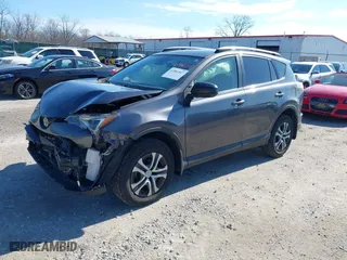 2018 Toyota RAV4 LE with VIN JTMBFREV8JJ208977, listed as a IAAI auction lot 41885547 with 66,263 mi miles. Bid and sale history available at carsss.com. Image 2.