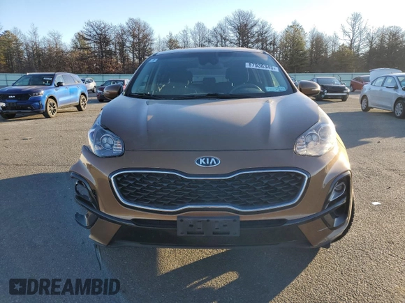 2020 Kia Sportage LX with VIN KNDPMCAC7L7650310, listed as a Copart auction lot 87936345 with 56,614 mi miles and Non Repairable. Bid and sale history available at carsss.com. Image 5.