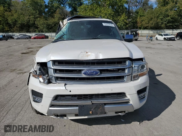 2016 Ford Expedition EL Platinum with VIN 1FMJK1MT9GEF56891, listed as a Copart auction lot 72453434 with 111,332 mi miles and Salvage Title. Bid and sale history available at carsss.com. Image 5.