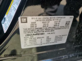 2023 Buick Envision Preferred with VIN LRBAZLR44PD018861, listed as a Copart auction lot 68694954 with 11,612 mi miles and Salvage Title. Bid and sale history available at carsss.com. Image 15.