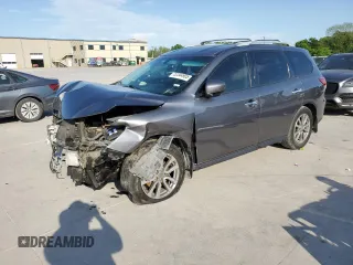 2016 Nissan Pathfinder S with VIN 5N1AR2MN5GC670708, listed as a Copart auction lot 52344905 with 175,435 mi miles and Salvage title. Bid and sale history available at DreamBid. Image 1.