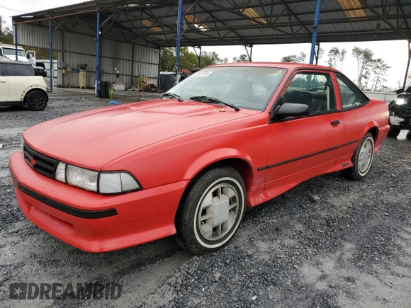 1990 Chevrolet Cavalier with VIN 1G1JF14T7L7118385, listed as a Copart auction lot 80927584 with 91,776 mi miles and Clean Title. Bid and sale history available at DreamBid. Image 1.