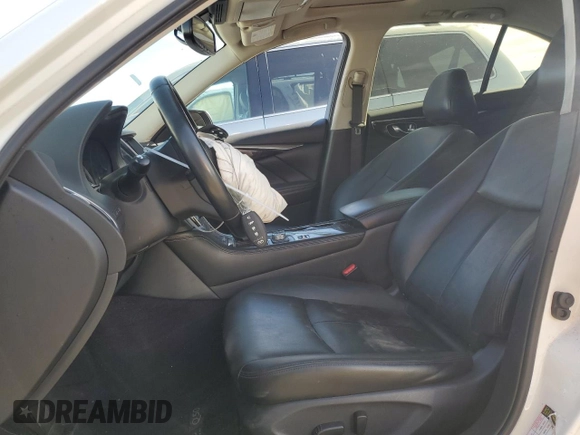 2018 Infiniti Q50 Luxe with VIN JN1EV7AP4JM363507, listed as a Copart auction lot 47868895 with 105,217 mi miles and Salvage Title. Bid and sale history available at DreamBid. Image 7.